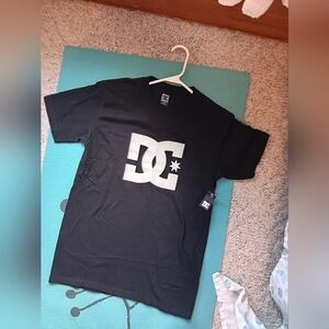 DC Black Tee with White Logo *NWT*